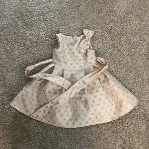 Sweet Kids gold embroidered dress in 3T